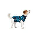 Recovery Suit Hund Camouflage blau S+