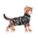 Recovery Suit "XXS" Camouflage schwarz Katze