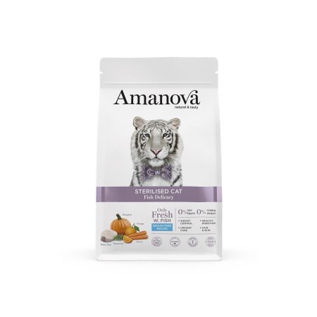 Amanova STERLISED Katze "DELICACY" Fisch 0,3 Kg