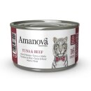 Amanova Katze 16 Thunfisch & Rind 70g in Brühe