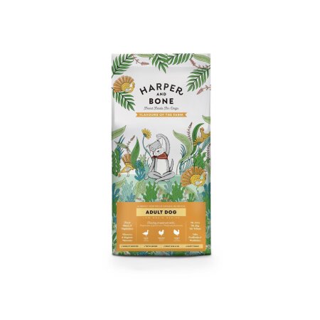 H&B Adult Hund Medium/Large Flavours Farm 2 kg