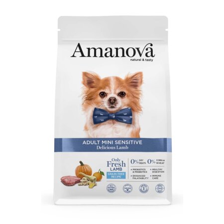 Amanova ADULT MINI SENSITIVE "DELICIOUS" Lamm 2 Kg *MHD: 14.10.2024*