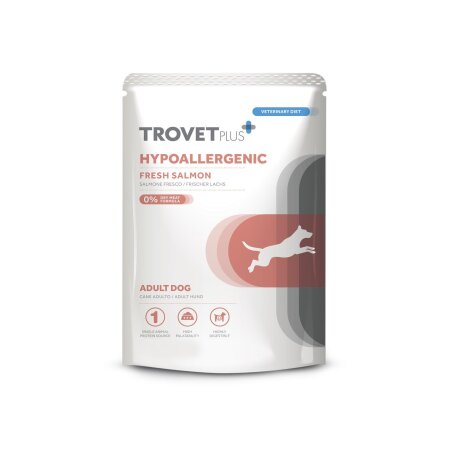 Trovet Plus Nassfutterbeutel Hund Hypoallergenic "frischer Lachs" 300g *MHD 03.10.2024*