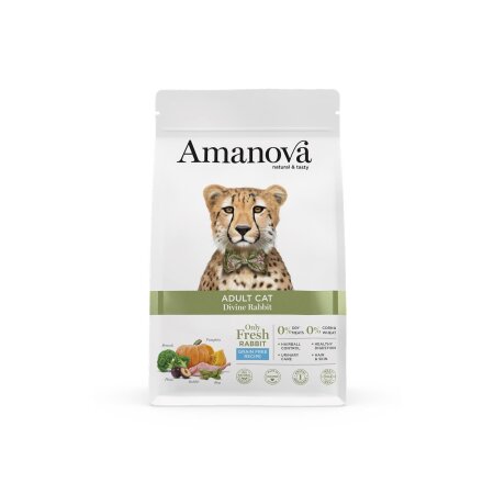 Amanova ADULT Katze "DIVINE" Kaninchen 1,5 Kg *MHD: 04.11.2024*